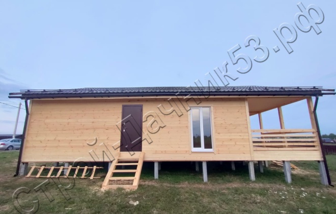 4 Каркасно-щитовой 13х10м, 130 М², Тверская область, Конаковский район, КП Экопарк Завидово. (8)